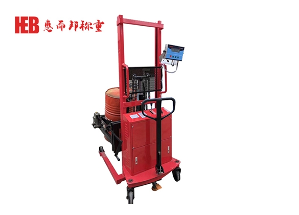 油桶裝卸（xiè）機改裝電子秤